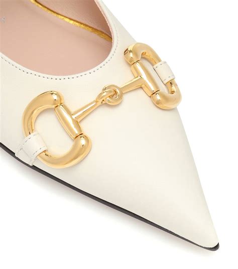 gucci suede baby ballet flats|gucci ballet flat with horsebit.